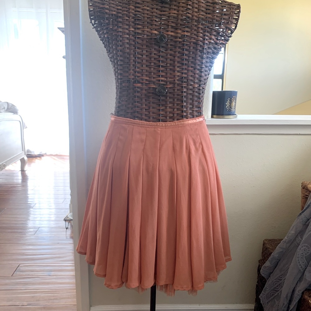 Beautiful peachy skirt. Made in India. Size 6 US.